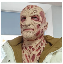 Halloween Mask Freddy Krueger Horror Latex Fancy Dress Cosplay Props Nightmare