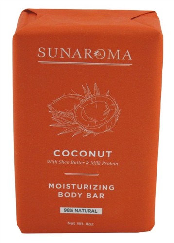 Sunaroma soap bar coconut shea - coconut,