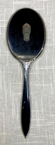 Antique mirror vanity hand - vanity,