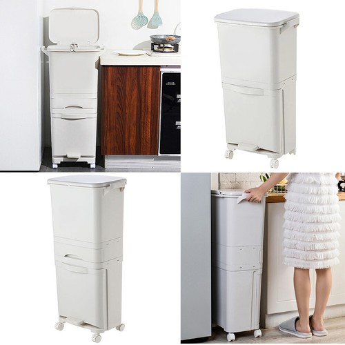 Double bins pedal recycling - double,