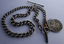 Antique solid silver pocket