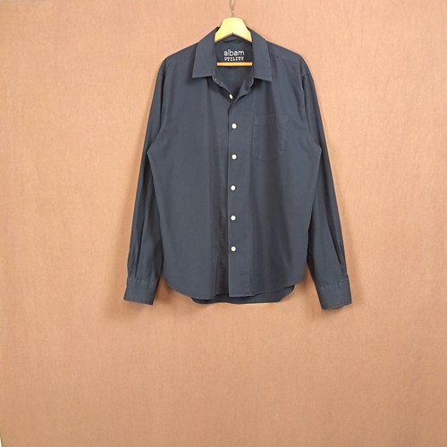 Albam utility shirt navy blue - navy,