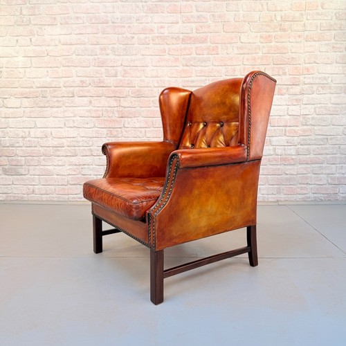 Vintage danish cognac leather - danish,