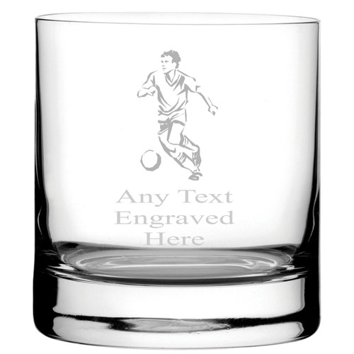 Engraved football whisky - whisky, /