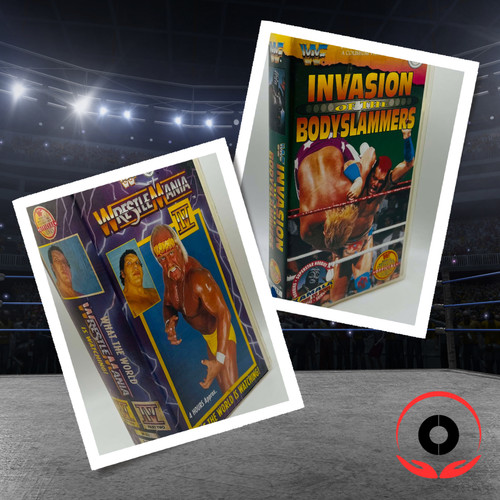 Wrestling vhs video tapes - tapes, |
