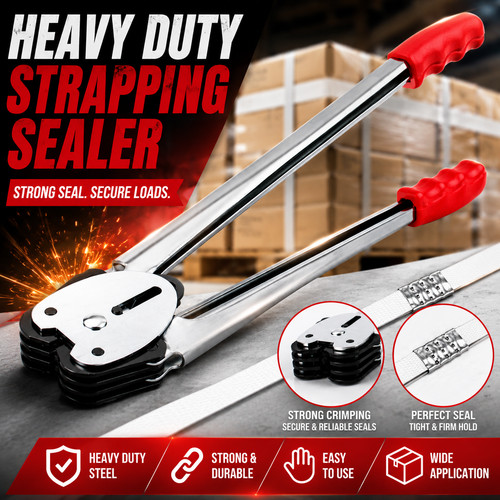 Manual pallet strapping sealer - manual,
