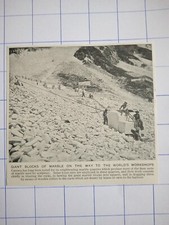 Giant blocks of marble on the