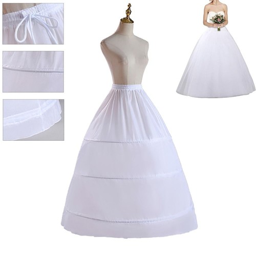 Hoops petticoat white - 3-hoops,