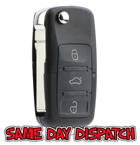 Button flip key fob - button, for