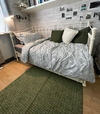 Antique Metal Daybed Frame, Single Bed, Pull Out Bed, White