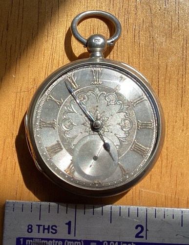 Antique silver pocket - silver, watch