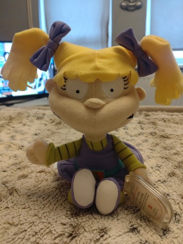 Rugrats angelica plush - angelica, with