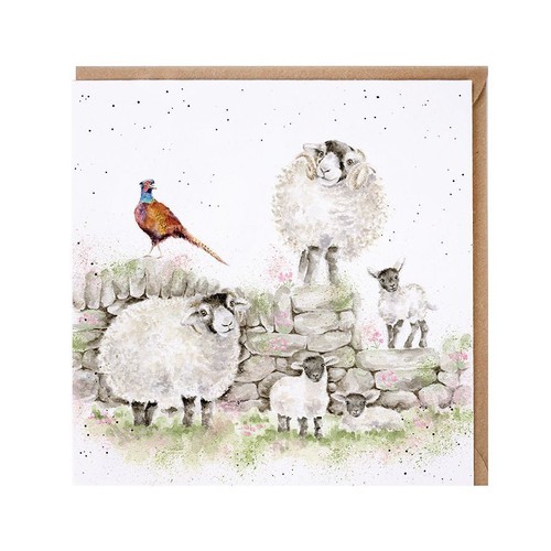 Sheep and pheasant birthday - sheep,