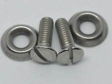 Vespa Headlight Screws & Cup Washers SS180, VBB, GS150 GS160 150 Sprint GT125