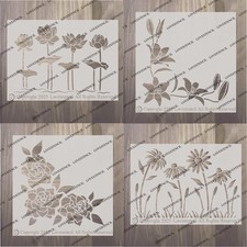flower/tree/Corner stencils
