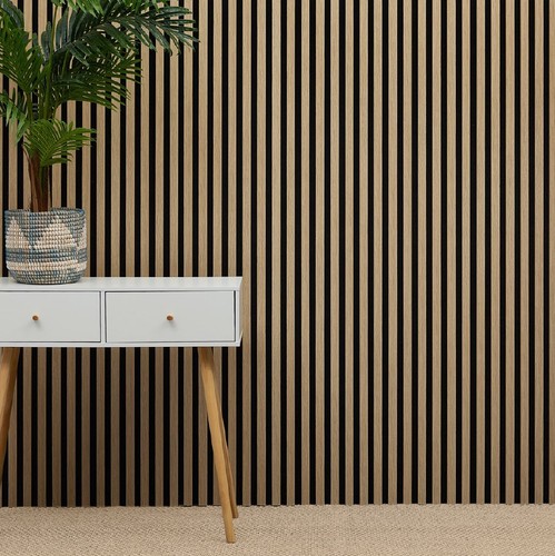 Acoustic decorative slatted - decorative,