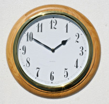 Oak Wall Clock 12.7/8"