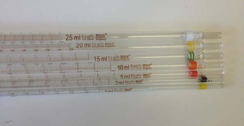 Measuring pipettes glass 1 - measuring, glass,