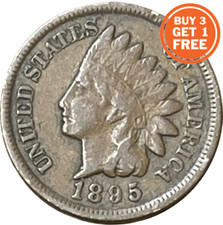 1 AMERICAN "INDIAN HEAD" CENT - CHOICE OF DATE FROM 1860-1909 - USA