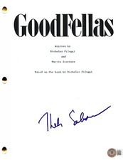 Thelma Schoonmaker Signed Goodfellas Full Script Authentic Autograph Beckett