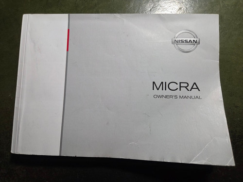 Nissan micra owners manual - manual, /