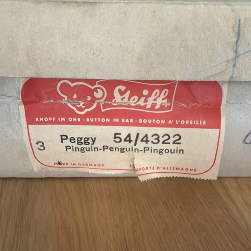 Steiff peggy penguin - peggy,