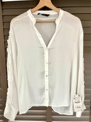 Zara nwt off white blouse - off,