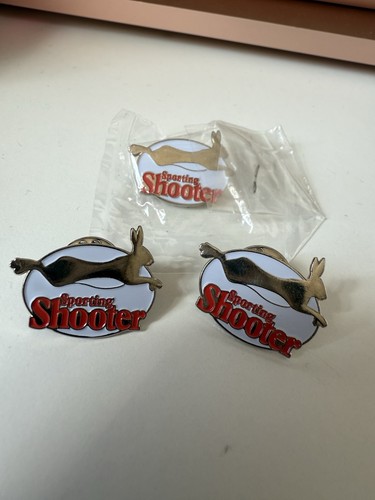 Sporting shooter hare - hare, pin