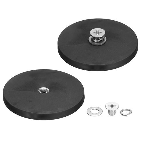2pcs dia rubber coated - 3.5",