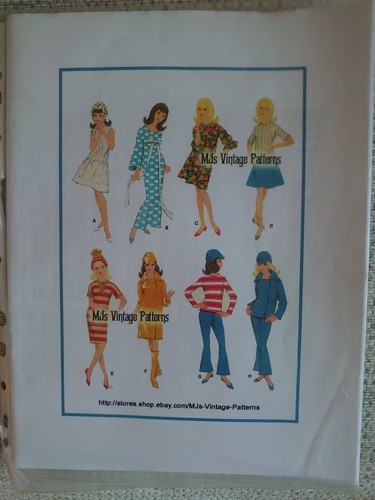 Vintage sewing patterns - mj,