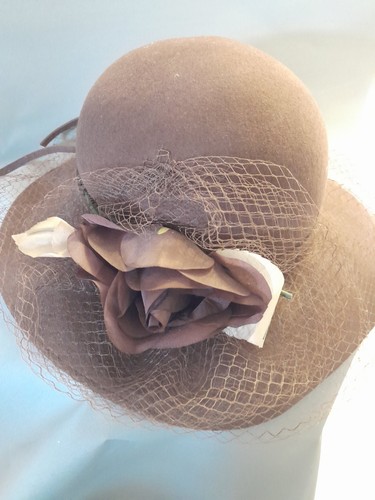 Vintage woollen lady hat - vintage, lady's