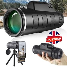 Monocular 80X100 HD Phone Telescope Portable Super High Power Spotting Scope Kit
