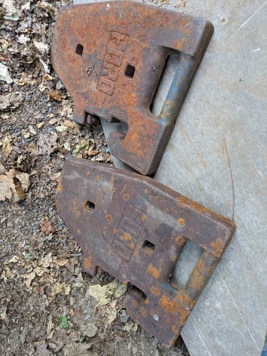Ford tractor front - front, weights