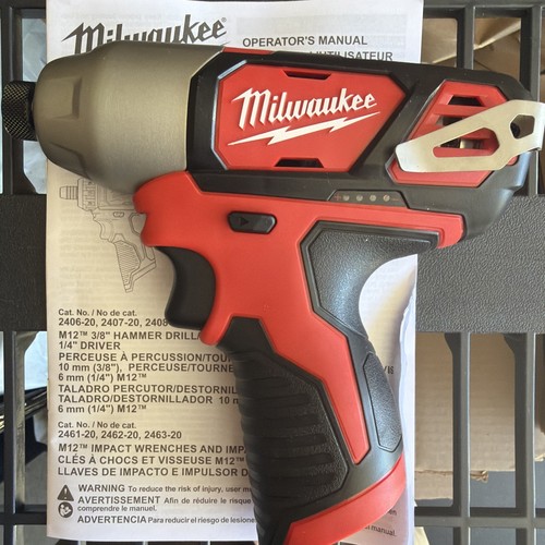 New milwaukee m12 2462 4 - milwaukee, 1/4"