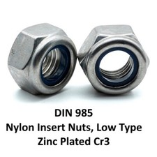 Nyloc Lock Nuts DIN985 Low