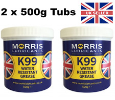 2 x Morris K99 Grease - Stern Tube Bearing General Canal Boat - 500g Tubs