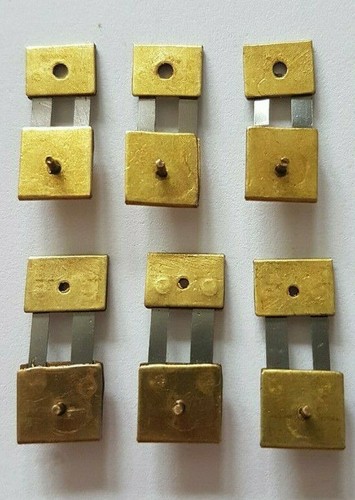 Assorted brass clock - 6x,