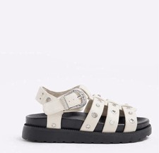 River Island Women's Ecru