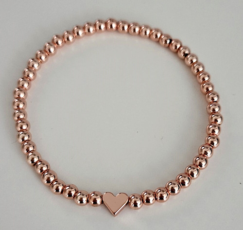 Rose gold plated - bead, bracelet