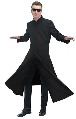 Mens neo costume the one - costume, black