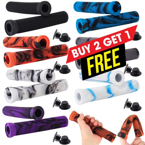 Rubber handlebar grips for bmx - rubber,