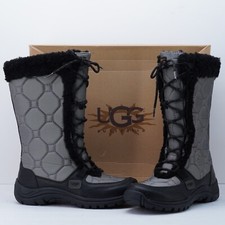 NEW Ugg Quilted  Boots Leather