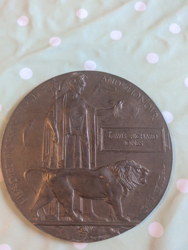 Ww1 death penny plaque - ww1,