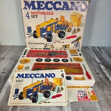 Vintage Meccano Motorised  Set 4. 1978. With Box & Manuals.