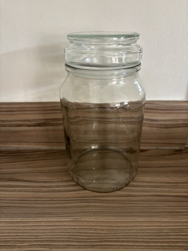 Large storage glass jar - large,
