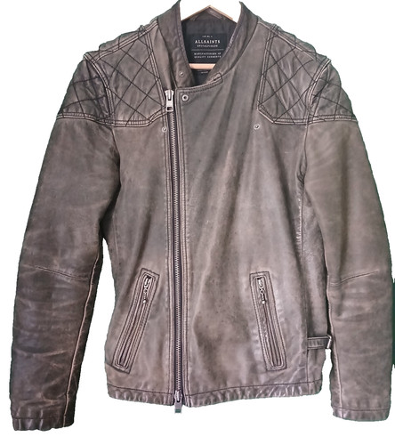 All saints leather jacket - all,