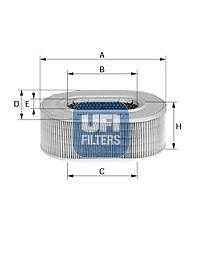Ufi air filter - insert, 61mm