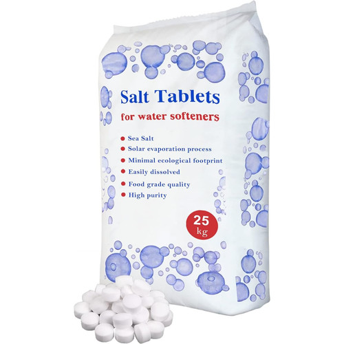 Water softener salt - water,