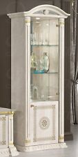 NEW Italian Display Cabinet - Beige Cream and Gold