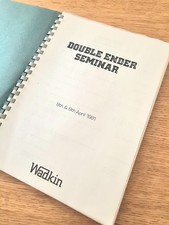 Wadkin Double Ender Seminar booklet 1981